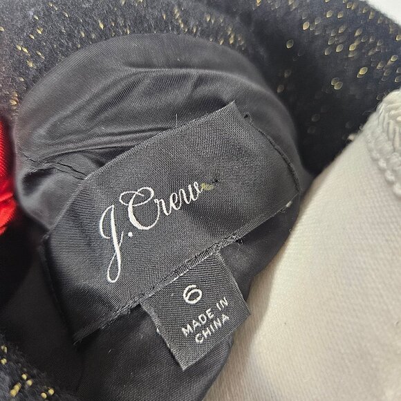 J. Crew - Size: 6 - Elegant Black Wool Blazer - Picture 5 of 6